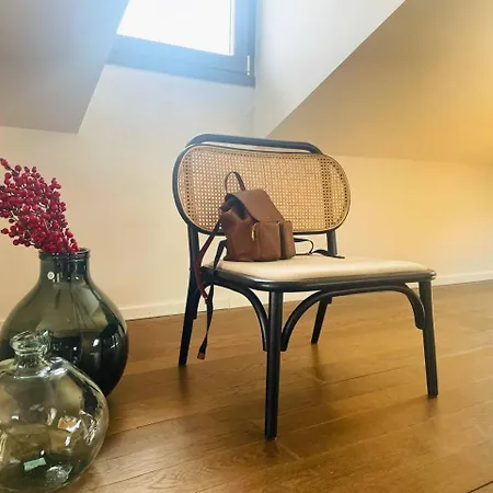 Apartman с террасой и видом на озеро в стрезе *